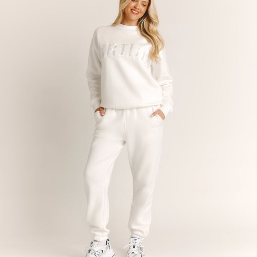 Bride Sweatpants & Sweatshirt Set Size S Lightly Worn